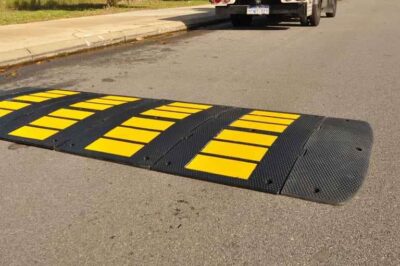 Large Modular Speed Hump Ends